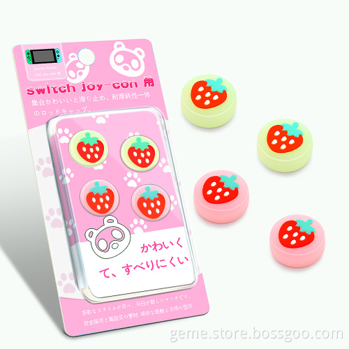 Luminous Joystick Cap Soft Silicone Cover For Swith